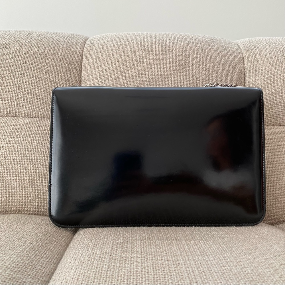GUCCI GG Interlocking shoulder in black leather Medium size - Picture 2 of 15